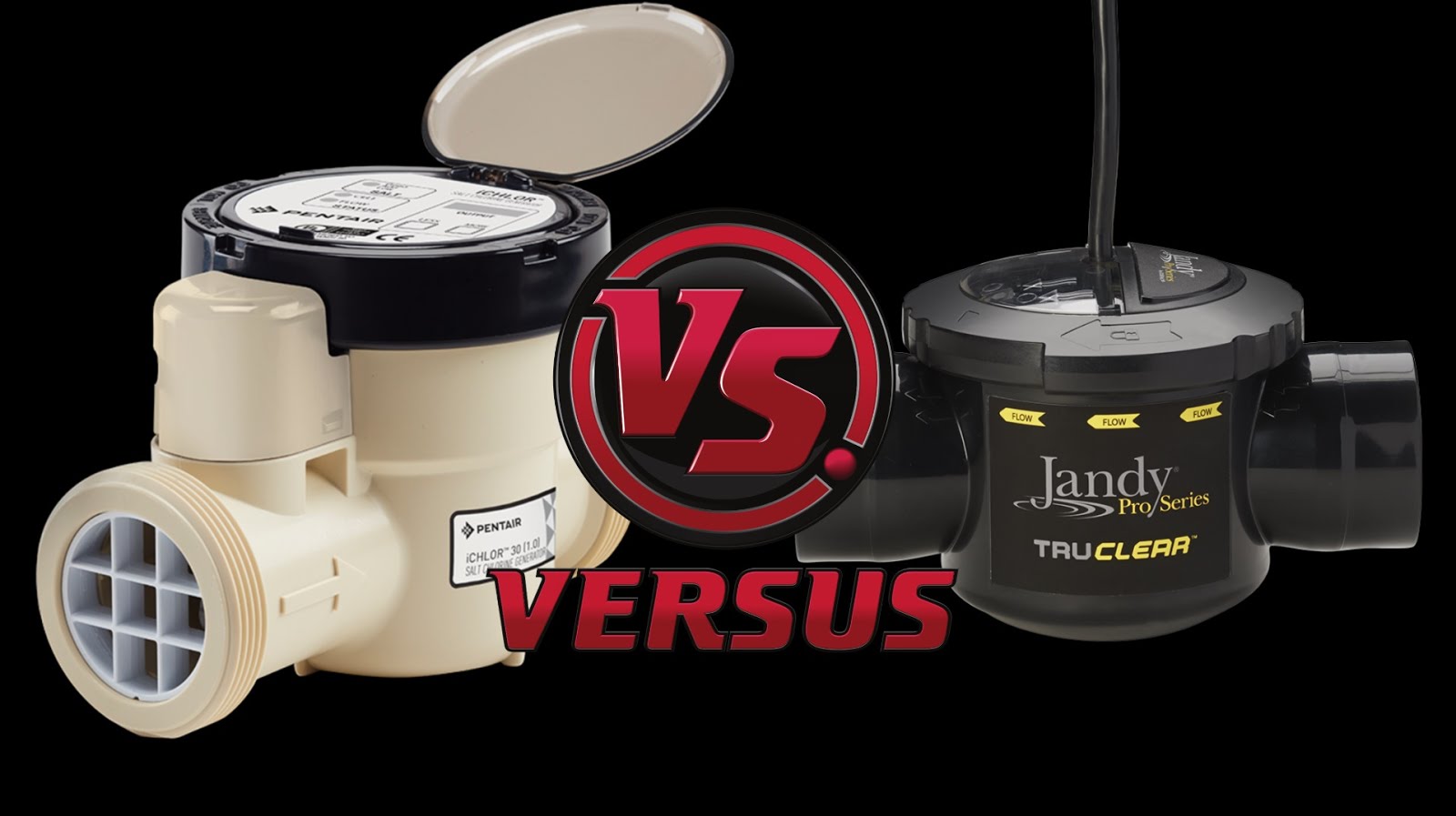 Swimming Pool Tips and Reviews Pentair iChlor vs Jandy TruClear Salt