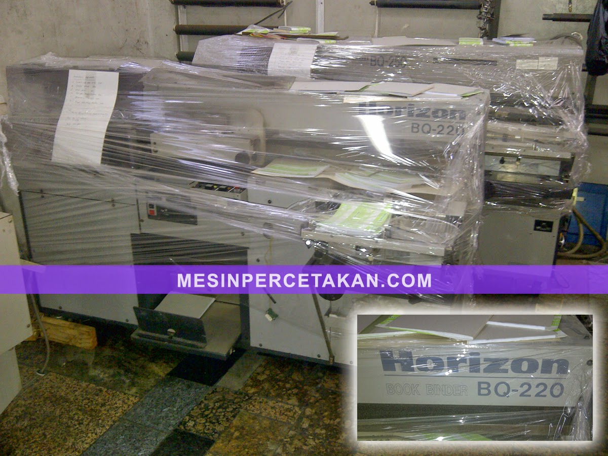 Mesin Lem Panas | Horizon BQ 220 | 1 mata (clamps) Mesin Lem Panas | Horizon BQ 220 | 1 mata (clamps)