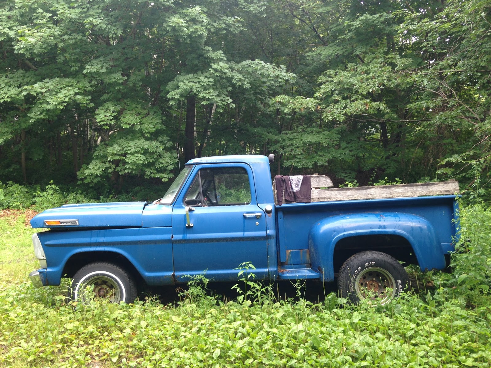 autoliterate 1967 Ford F100, Peaks Island, Maine Summer
