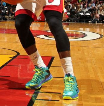 lebron sprite on feet