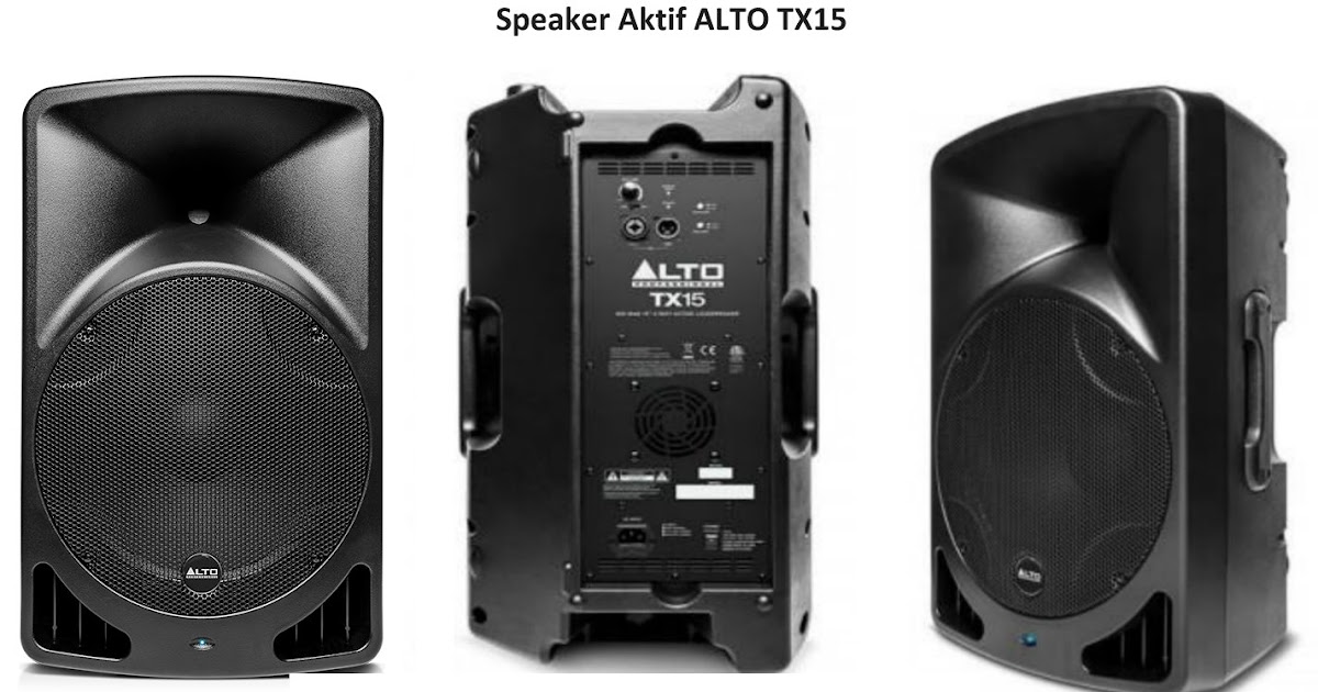Speaker Aktif 15 Inch ALTO USB Terbaru