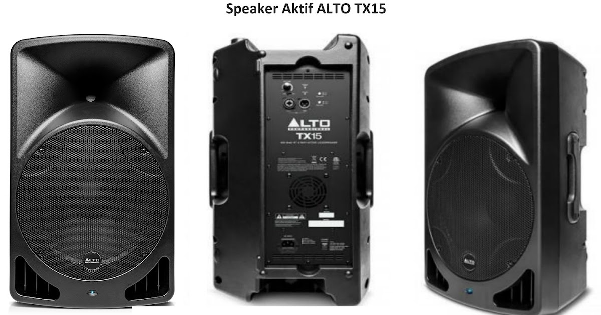 Harga Speaker Aktif 15 Inch ALTO USB Terbaru