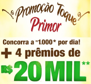 Cadastrar Promoção Primor Farinhas 2017 2018 Toque Primor Mil Reais 20 Mil Reais