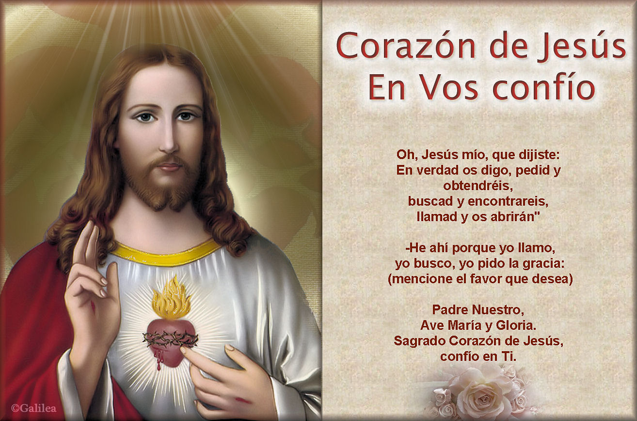 Original Sagrado Corazon De Jesus Oracion 3 oraciones al Sagrado Corazón de Jesús Desde la