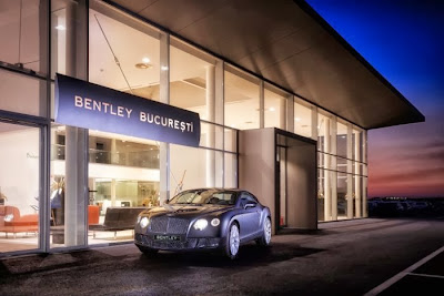 Lo showroom Bentley di Bucarest in Romania