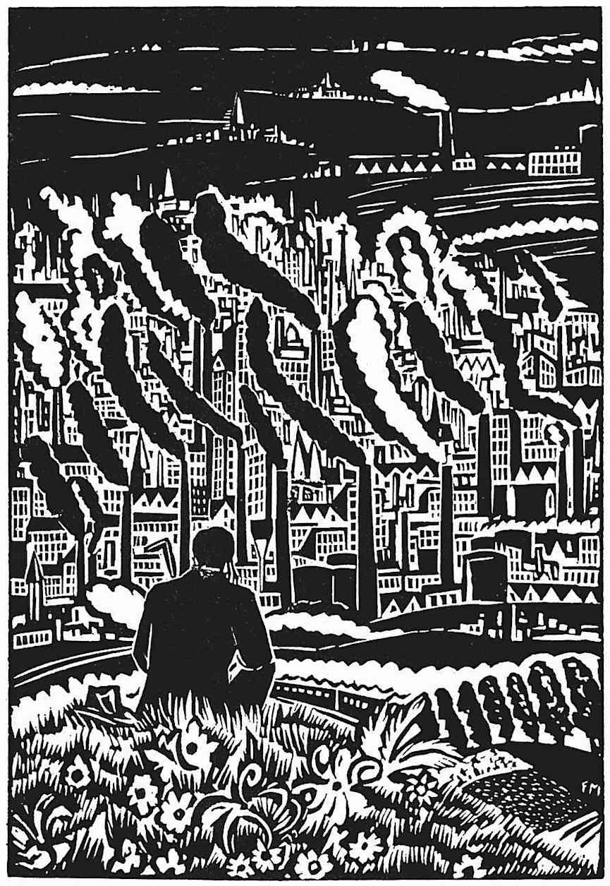 Frans Masereel a Frans Masereel woodcut