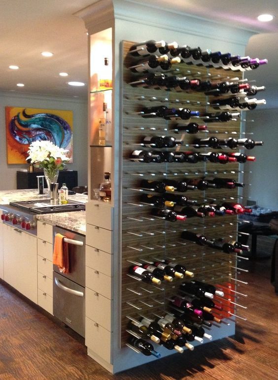 Ways To Update Your Kitchen Using These Wine Storage Ideas / Home Decor & Weddings