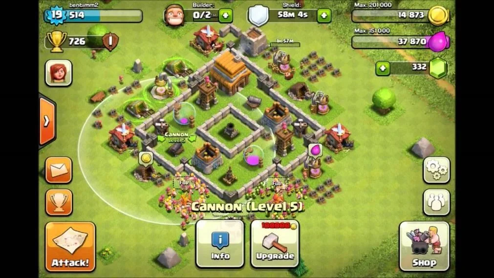 clash of clans best defense town hall 4