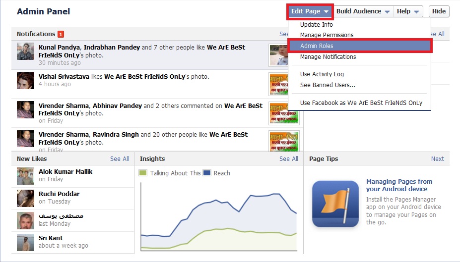 How to add multiple admins for facebook page 2013 stips4u