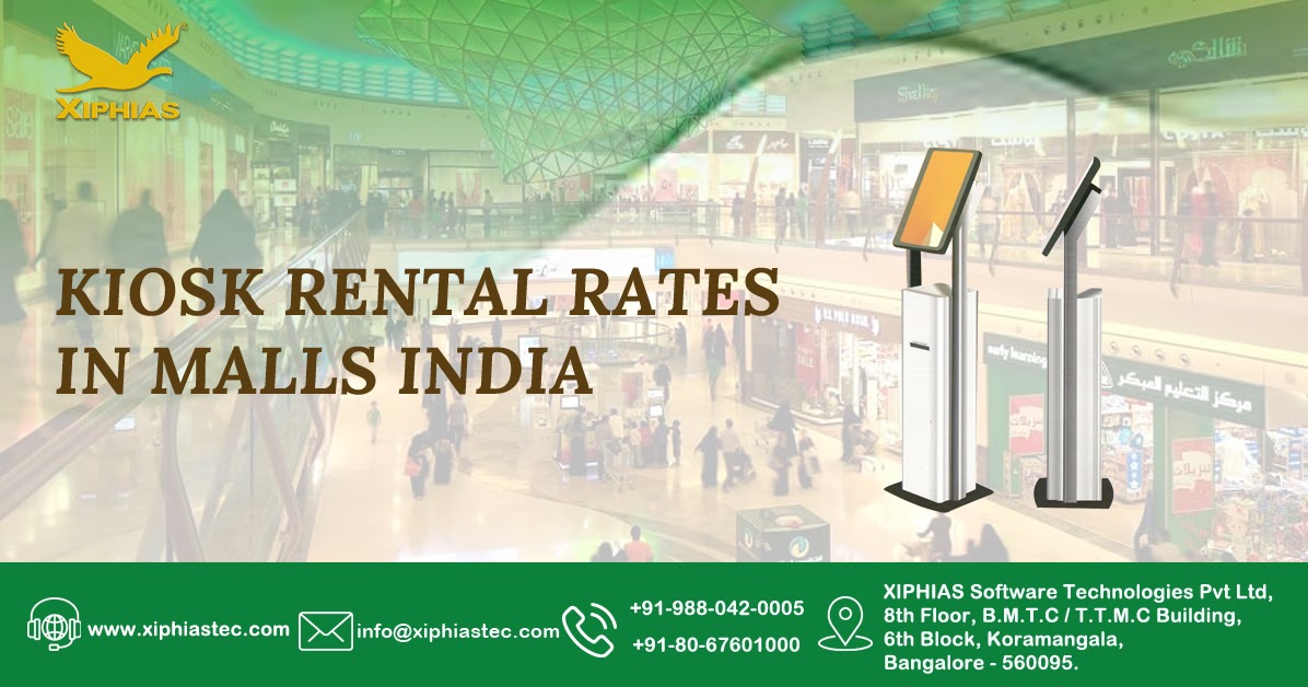 KIOSK Rental Rates in Malls India