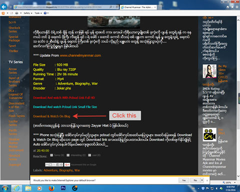 Channel Myanmar Update