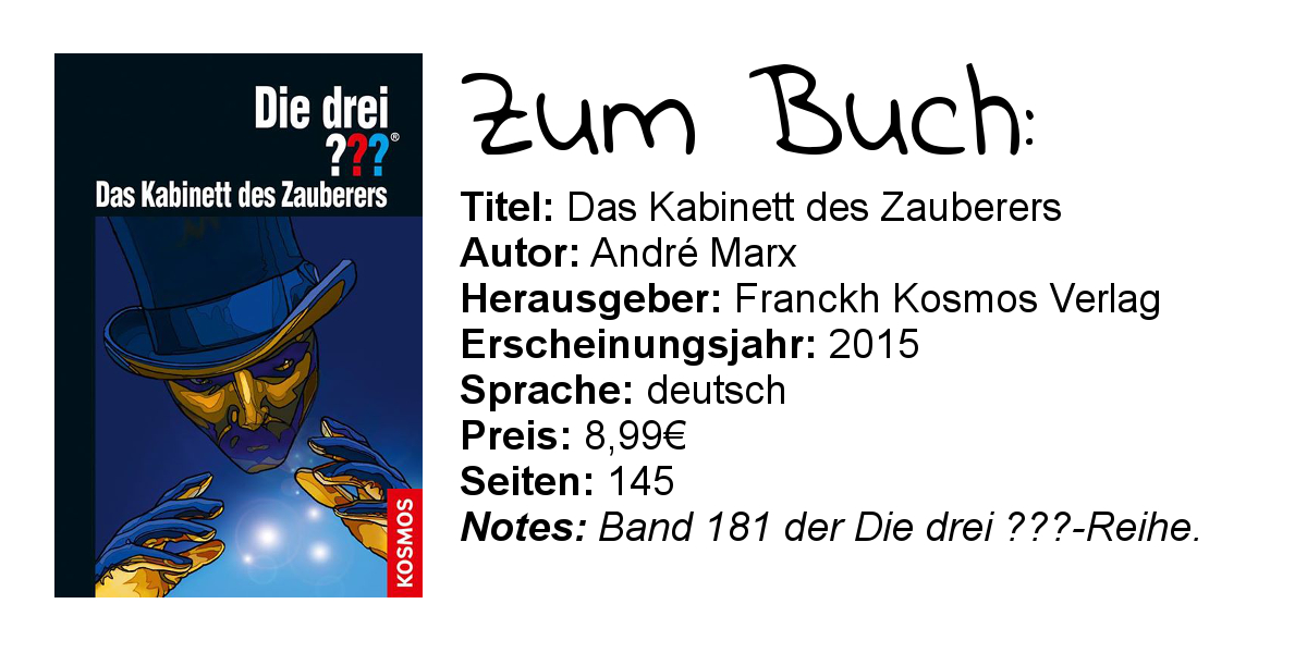 Kater Des Bösen Zauberers Bei Den Schlümpfen WortWelten: [REVIEW] André Marx: Die drei ??? // #181 Das Kabinett des