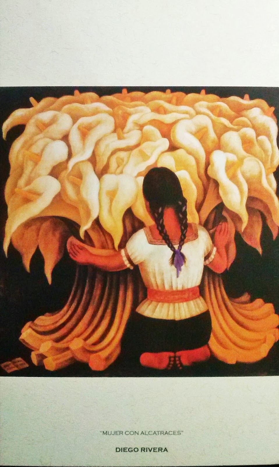 Mi Colección de Tarjetas Postales Mujer con Alcatraces. Diego Rivera. Mi Colección de Tarjetas Postales Mujer con Alcatraces. Diego Rivera.
