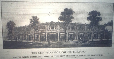 Coolidge Corner Building sketch, 1912