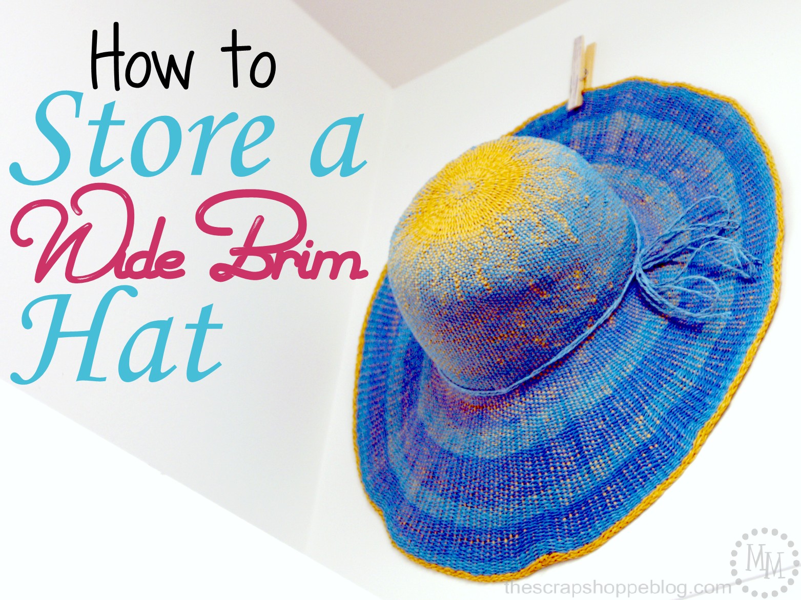 how to store a wide brim hat
