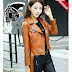 ANL039 Model Jaket Semi Kulit Wanita Jaket Panganggur Kulit