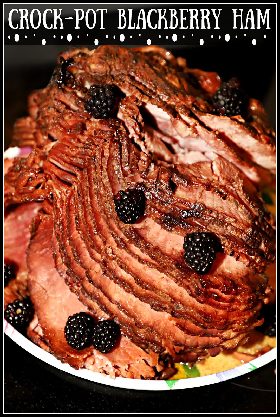 For the Love of Food CrockPot Brown Sugar Pineapple Ham for the Holidays