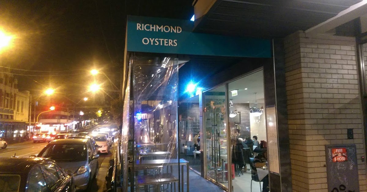 Melbourne Culinary Richmond Oysters