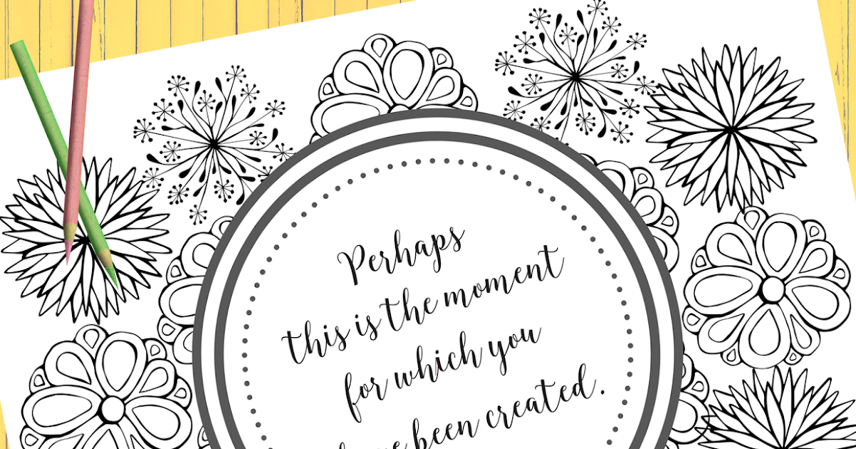 The Prudent Pantry: "Perhaps this is the moment..." Coloring Page