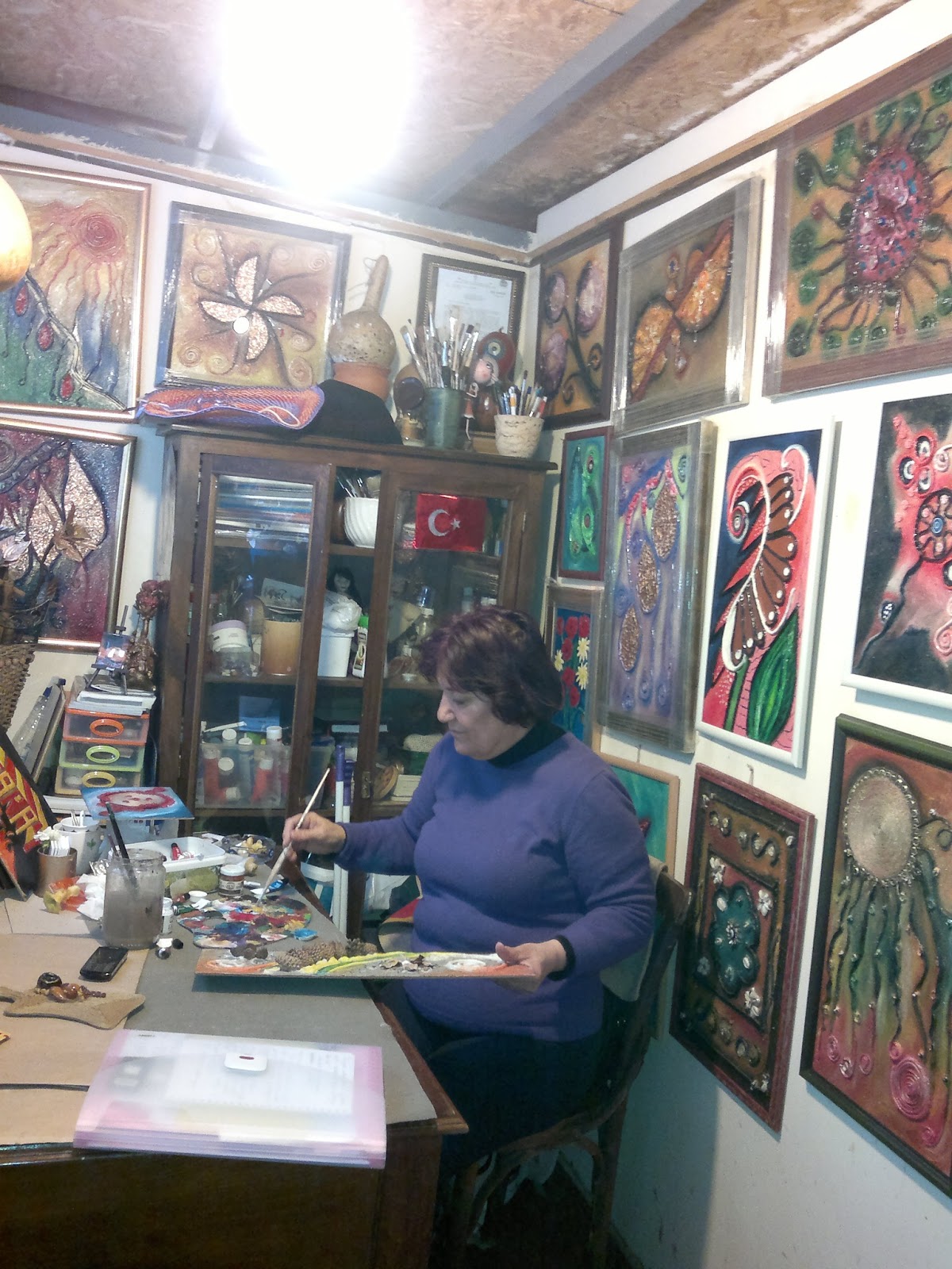 Önce okuyor, sonra sanat yapıyorlar Önce okuyor, sonra sanat yapıyorlar