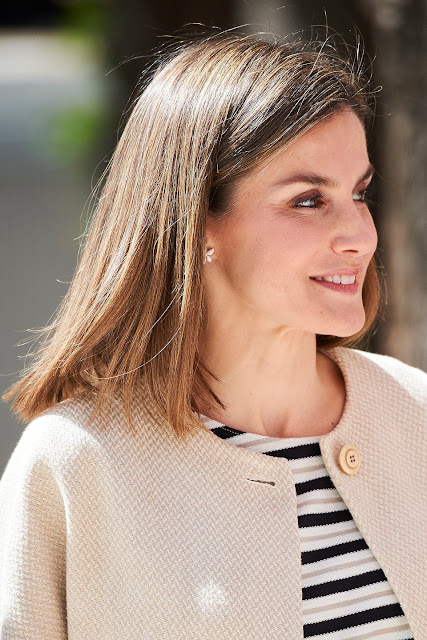 Queen Letizia attends the meeting of the Princess of Gerona Foundation