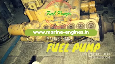 fuel pump, lube oil pump, injector, injecting pump, marine, boat, ship, used, second hand, motor, moteur, motori, spare parts, shipspare, sell, suppliers, stock, available, 