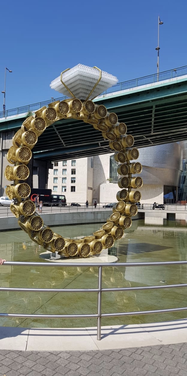 Museo Guggenheim de Bilbao I Obras en la explanada... El mundo de