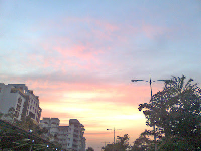 sunset with colorful sky sunset with colorful sky