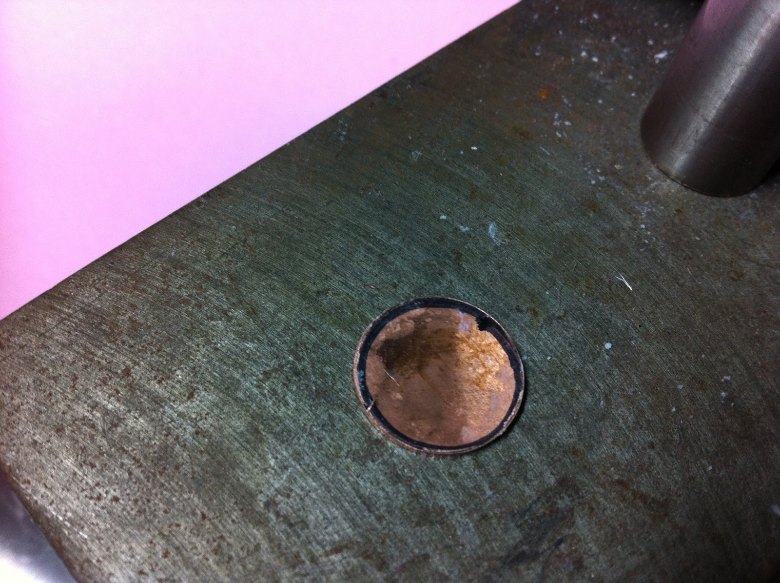 Punching Holes in Copper Discs