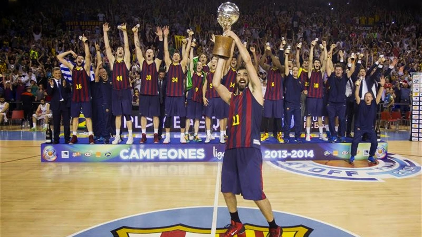 El Barça campeón de la Liga Endesa El Barça campeón de la Liga Endesa