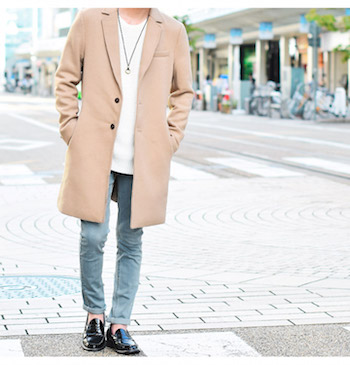 最近流行のチェスターコートってなんだ？ ウールのコートを