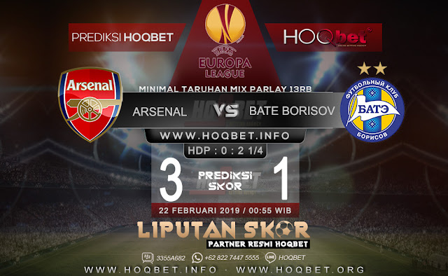 Prediksi Arsenal vs BATE Borisov 22 Februari 2019 http://www.liputanskor.com/