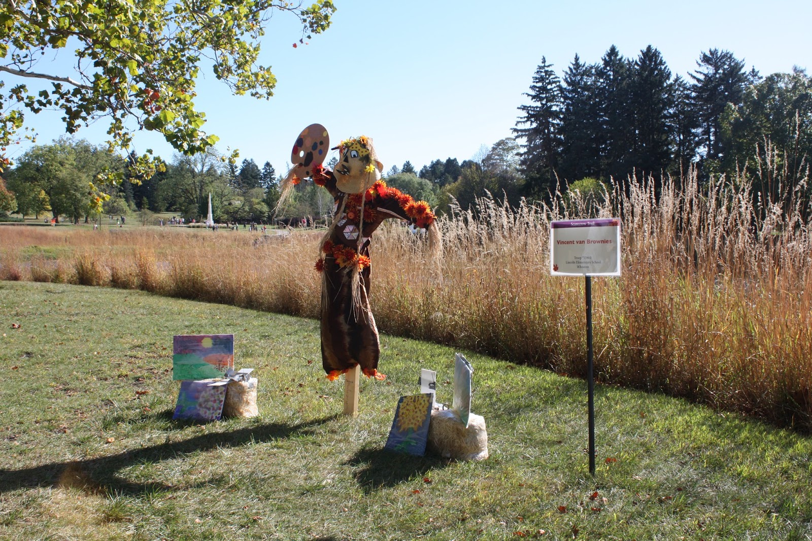 A Little Time and a Keyboard Scarecrow Trail and Fall Colors at Morton