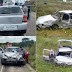 <center>Acidente entre dois carros deixa um morto e dois feridos no Sertão</center>