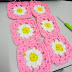 Crochet Granny Square Bunga