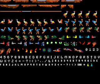 Todos los Sprites de Joust Todos los Sprites de Joust