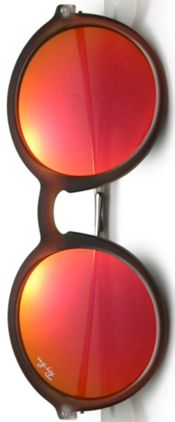 Ray-Ban Mirrored 50MM Round Sunglasses