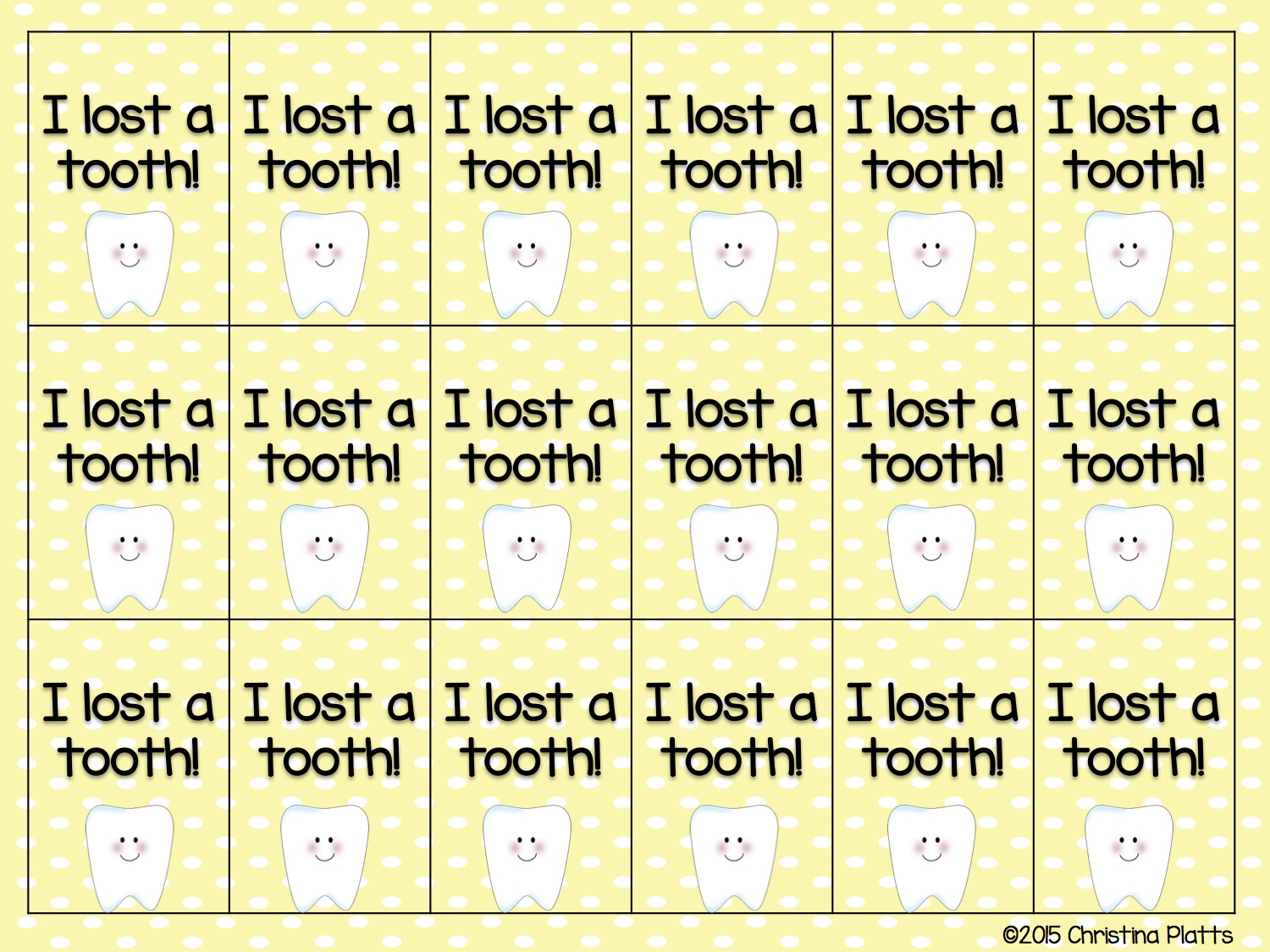 I Lost A Tooth