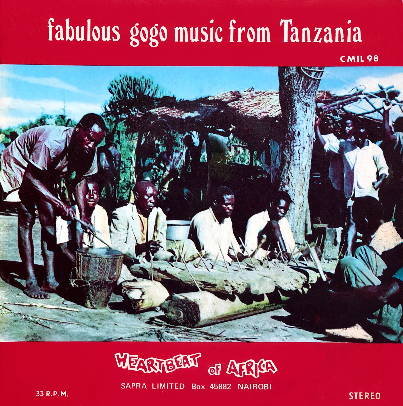 Musicrepublic World Traditional Music From Lps And Cassettes Tanzania Fabulous Gogo Music From Tanzania Heartbeat Of Africa Sapra Ltd Cmil 98