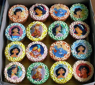 Cupcakes de Aladino para Fiestas Infantiles