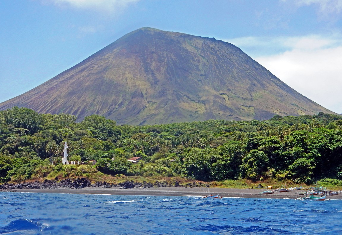 the viewing deck Babuyan Island's Boat Ride View and Smith Volcano (Mt
