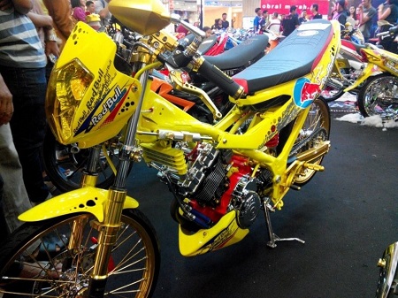Honda sonic terbaru 2018 Modifikasi satria Fu thailand