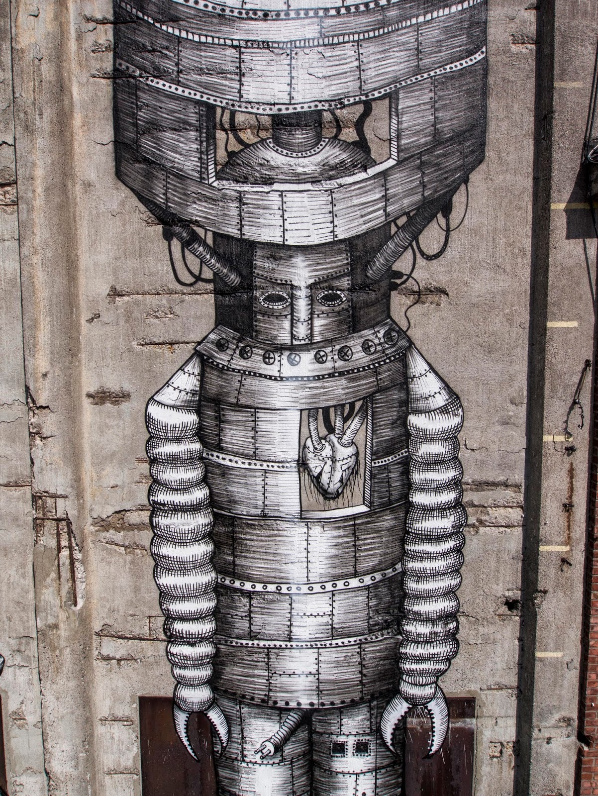 Phlegm New Mural Moss, Norway StreetArtNews