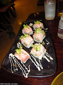 Kobori restaurant sushi roll salmon