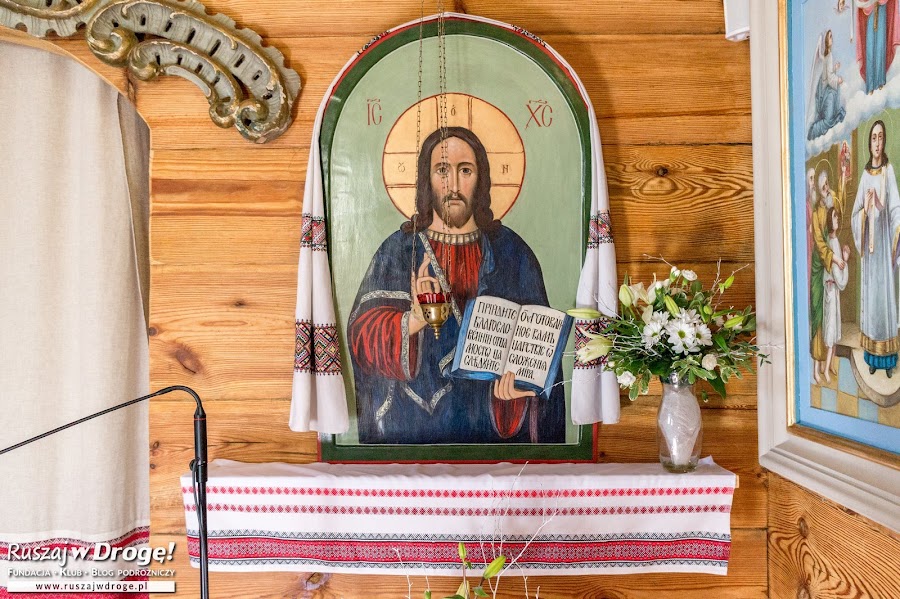 Godkowo - drewniana cerkiew z Podkarpacia