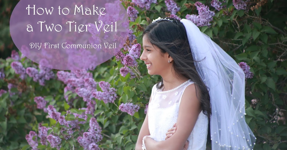 how to make a two tier veil