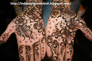 indian floral mehndi designs 2013 for hands