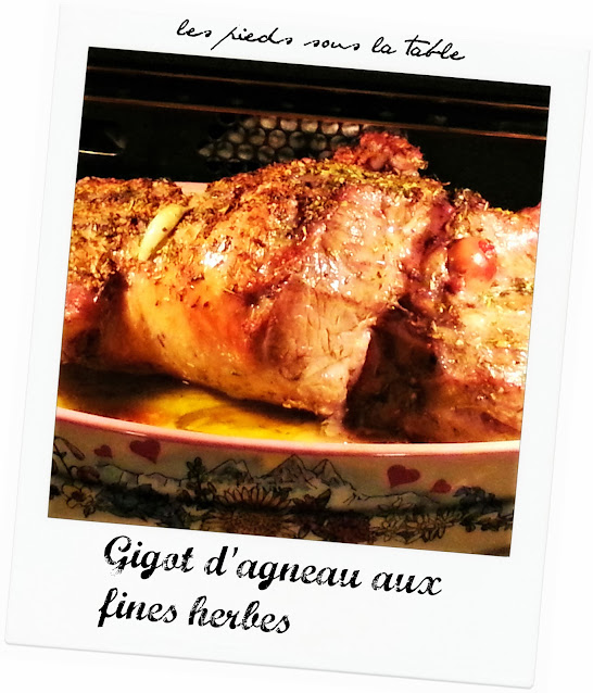 Gigot d'agneau aux fines herbes