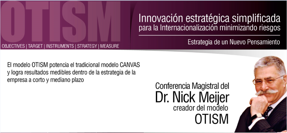 Conferencia Magistral "Innovación Estratégica Simplificada para la Internacionalización Minimizando Riesgos". 23 septiembre, 16h00, Teatro Calderón de la Barca