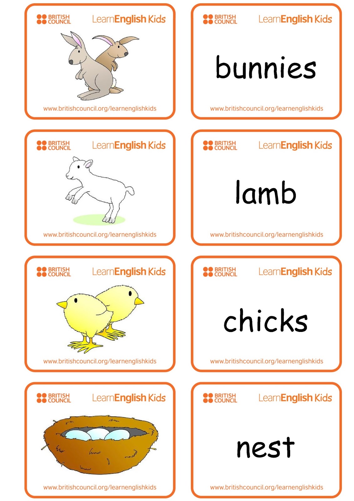 A cup of T.E.A. for everyone Easter flashcards